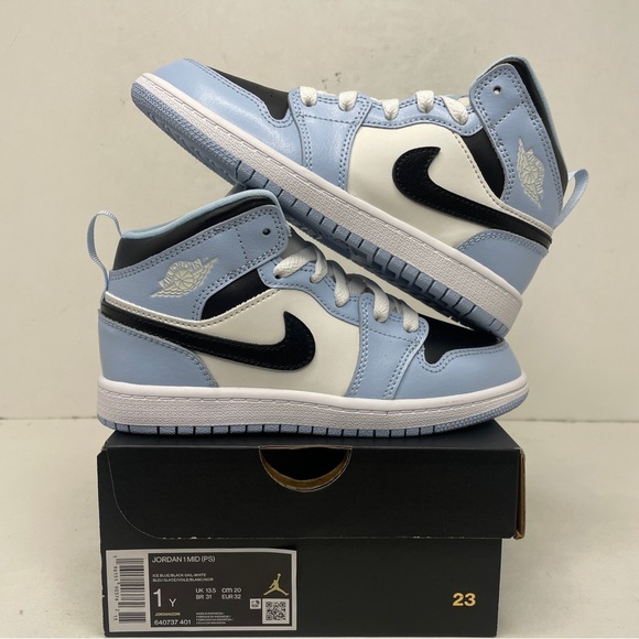jordan one mid light blue